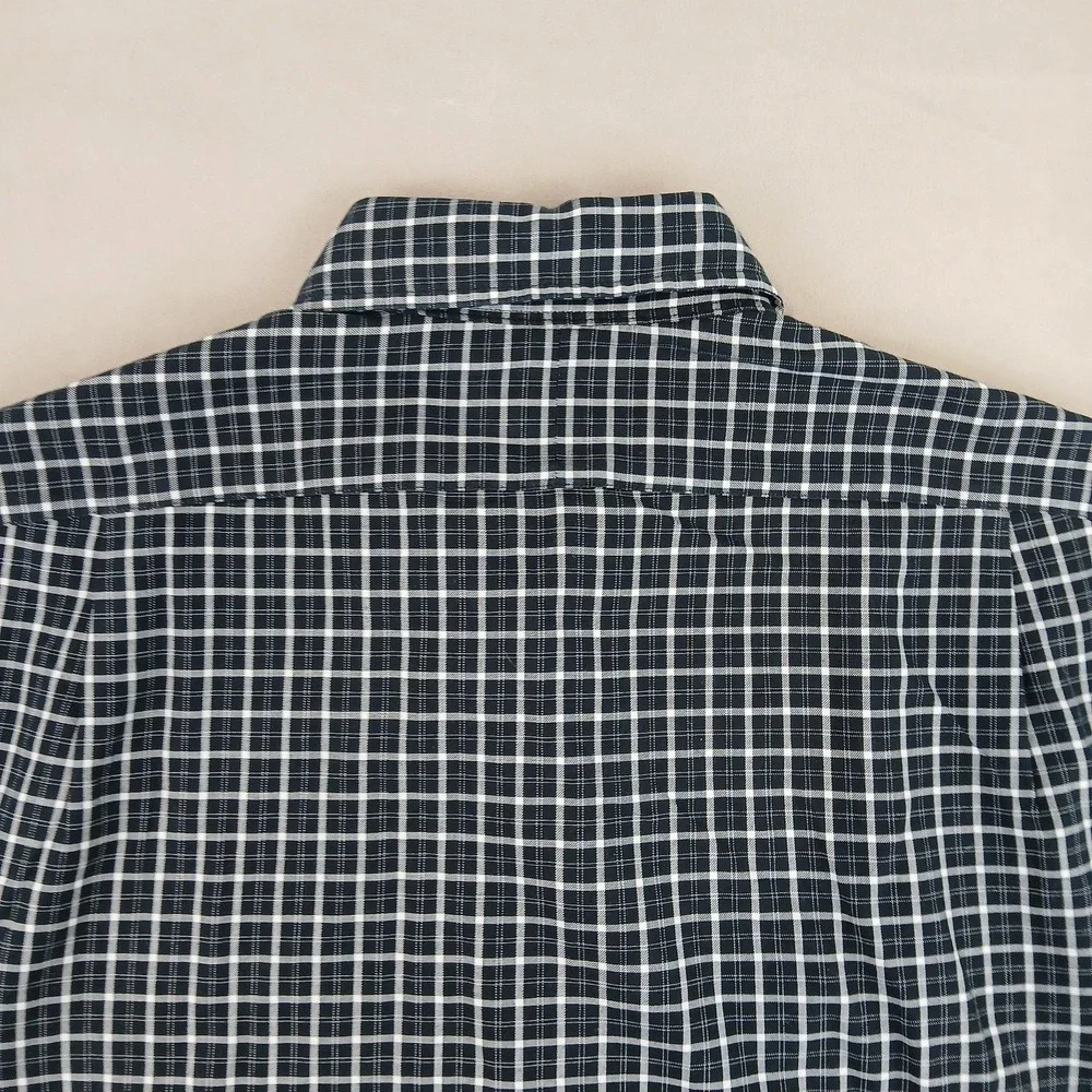 Polo Ralph‎ Lauren Small Mens Shirt Oxford Spread Collar Plaid 20x27